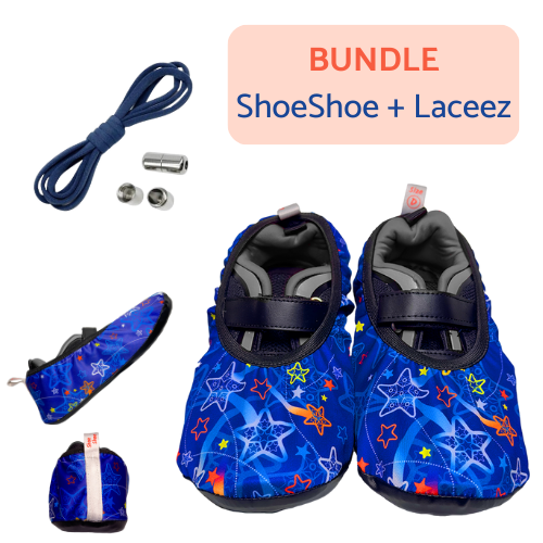 Stars on Blue and Blue Laceez
