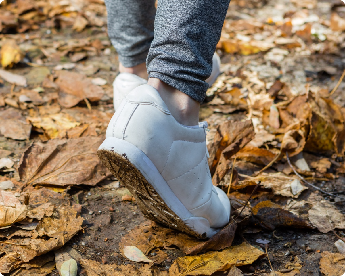 Girl Walking Forest